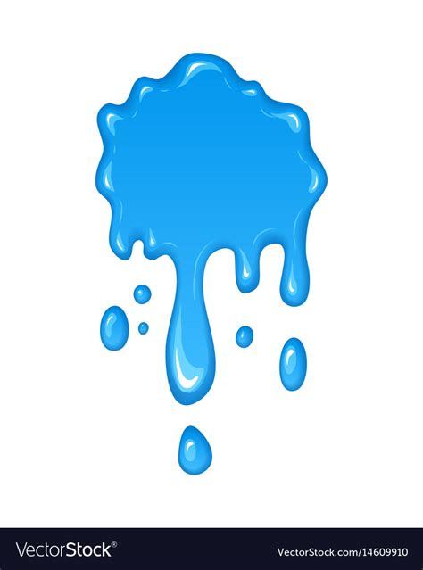 Water Drips And Flowing Royalty Free Vector Image