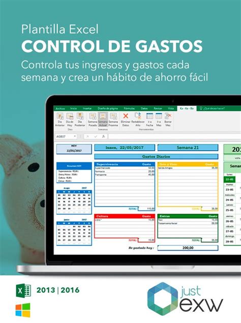 Plantilla De Control De Gastos Para Excel Plantilla Para Descargar