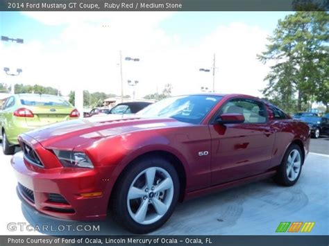 Ruby Red 2014 Ford Mustang Gt Coupe Medium Stone Interior