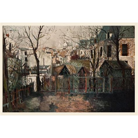 1950s After Maurice Utrillo Renoirs Garden First Edition Period