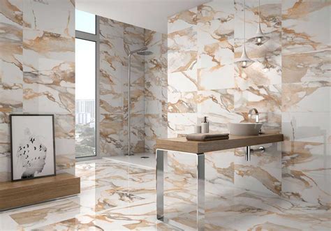 Arezzo Gold Marble Effect Porcelain Tiles From Alistair Mackintosh