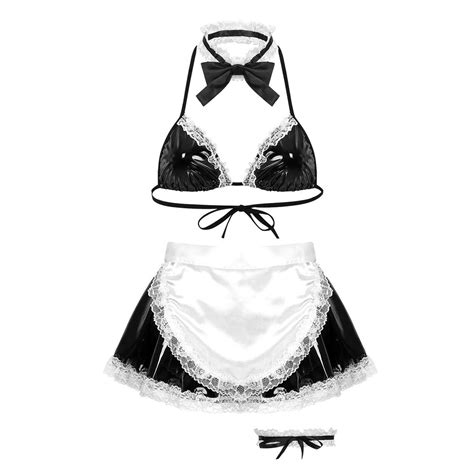 French Maid Costume Sexy Maid Apron Lingerie Maid Cosplay Etsy