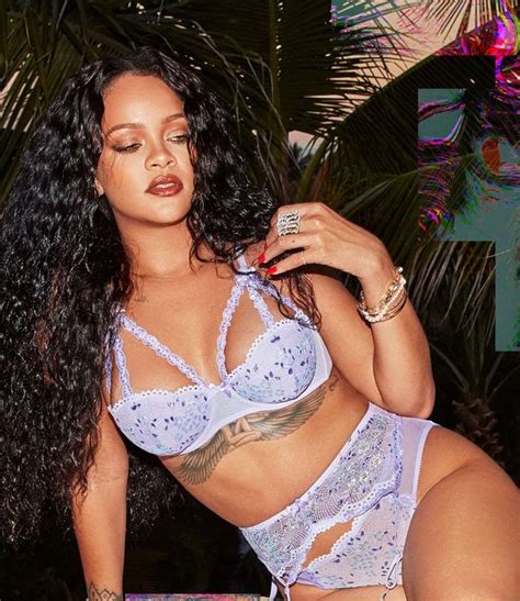 Rihanna Bares Her Many Tattoos As She Strips Off For Fenty Underwear