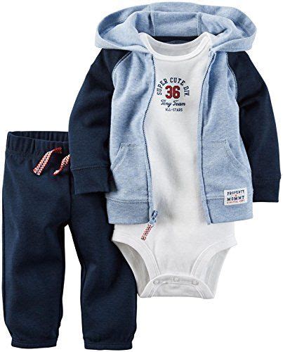 Carters Boys 3 Pc Sets 126g289 Navy 3 Months Continue To The Product