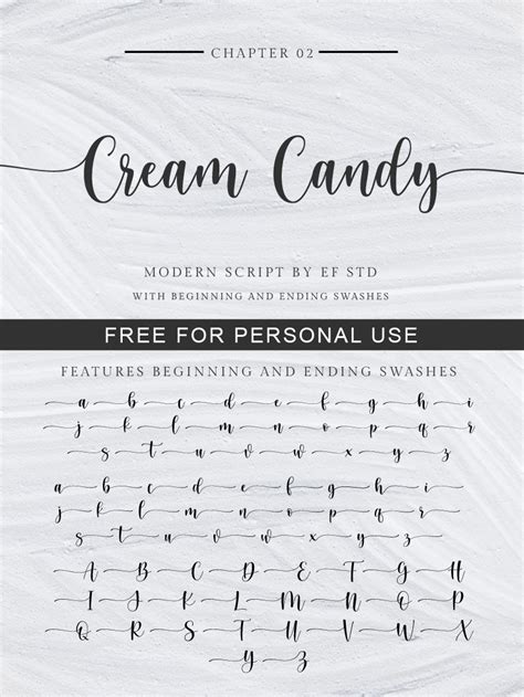 Cream Candy Font Aesthetic Fonts Lettering Tutorial