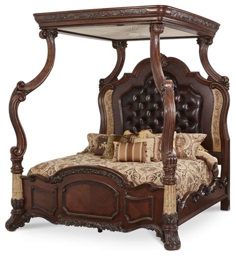 We have the best deals on antique canopy bed so stop by and check us out first! AICO Furniture, Victoria Palace Canopy Bed, 4-Pieces ...