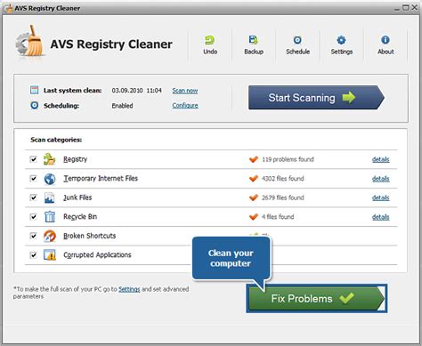How To Clean Computer Registry With Avs Registry Cleaner
