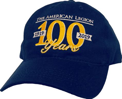 Centennial Cap American Legion Flag And Emblem