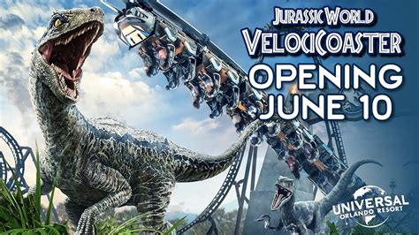 Jurassic World Velocicoaster Opening Date Announced New Footage Story Details And Rumors Youtube