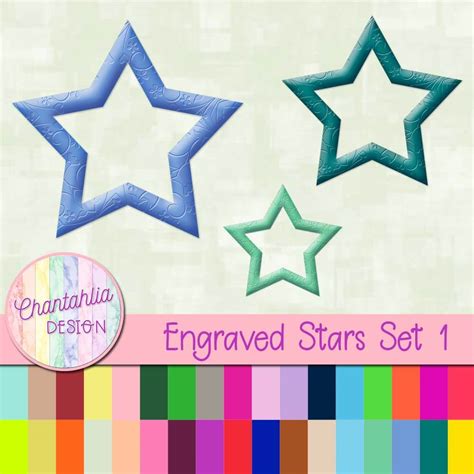 Free Engraved Stars