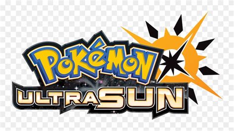 Pokémon Ultra Sun English Logo Nintendo Pokemon Ultra Sun Clipart