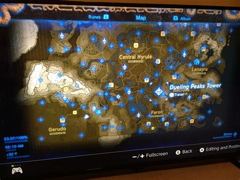 All 120 Shrines Botw Map