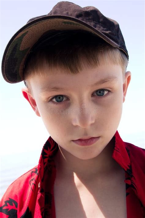 Portrait Of A Seven Year Old Stock Image Image Of Shot Caucasian