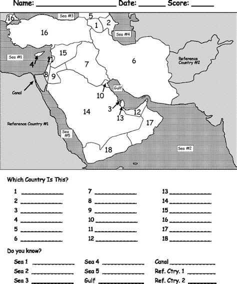 Mideasttest 751×904 Pixels Middle East Map Social Studies Middle