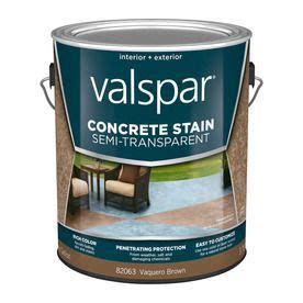 Shop valspar® concrete stain at lowe's! Valspar Vaquero Brown Semi-Transparent Concrete Stain ...