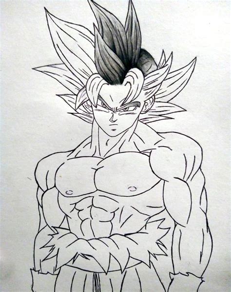 Dibujo Goku Ultra Instinto• Dragon Ball EspaÑol Amino