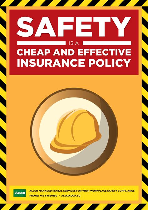 Find out why you may need employers' liability insurance. Alsco-SG-Workplace-Safety-Posters-Cheap-Insurance-Policy-A4 - Alsco