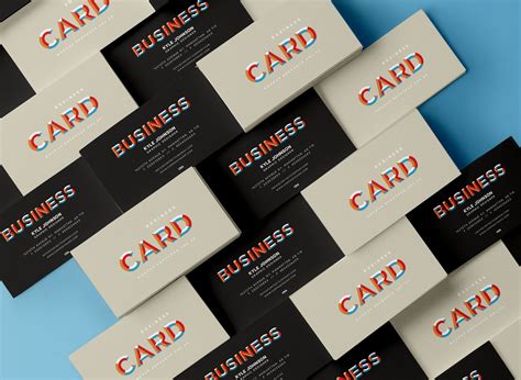 Business Card Mockup Free Download Psd File