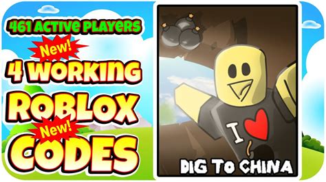 New Codes New Bombs Dig To China By Marbledruby1 Roblox Game All