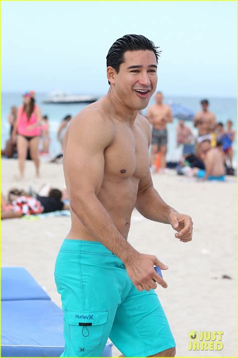 Mario Lopez Shows Off His Amazing Body At The Beach Photo