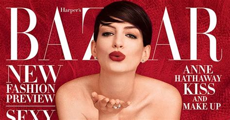 Anne Hathaway Harpers Bazaar Cover