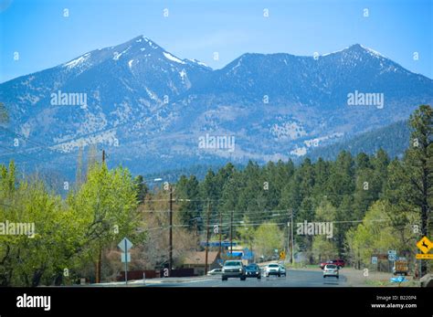 The San Francisco Peaks Are A Volcanic Mountain Range And Landmark In