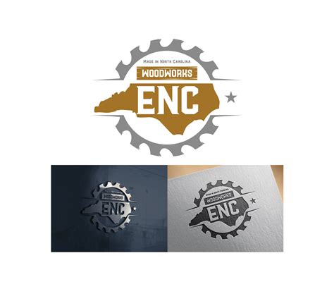 Bold Masculine Woodworking Logo Design For Enc Woodworking By Dreams