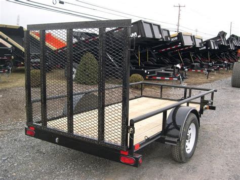 Big Tex 5x10 Landscape Utility Trailer With Rear Ramp Gate