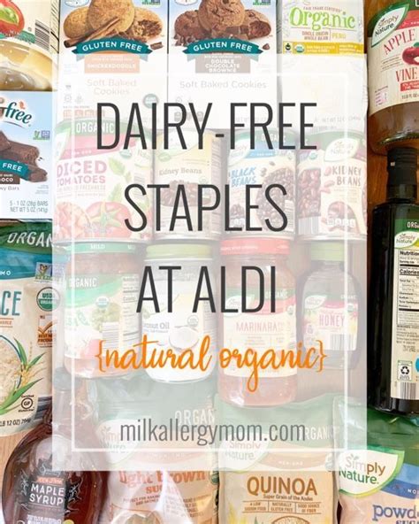 20 Top Aldi Staple Foods Natural Dairy Free Milk Allergy Mom