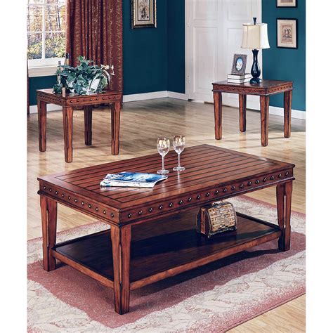 Instantly bring cohesiveness to one room by using all 3 tables together or divide them up amongst different rooms. Steve Silver Odessa Coffee Table and End Table Set ...