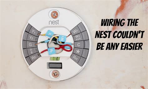 Put the plate of your new thermostat to the wall. Nest Learning Thermostat Wiring Diagram