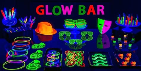 Crazy Glow In The Dark Party Decorations Ideas You Try This Neon Glow Birthday Party Neon