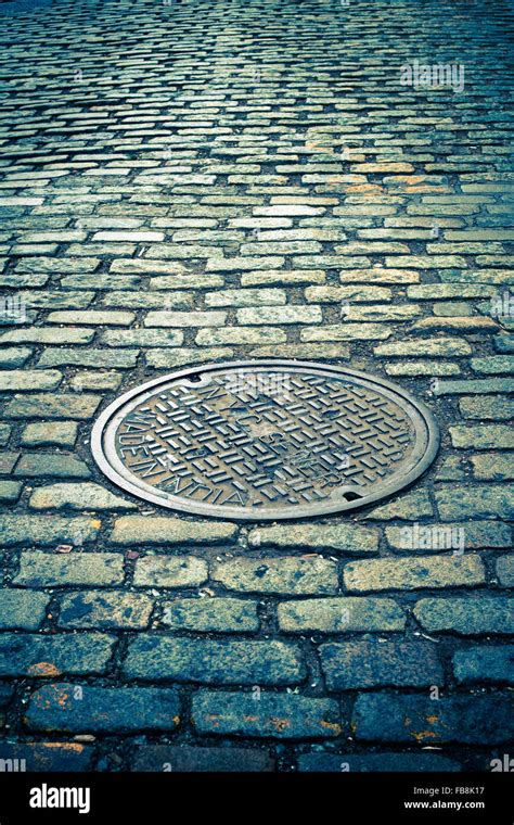 Old Cobblestone Street Stock Photo Alamy