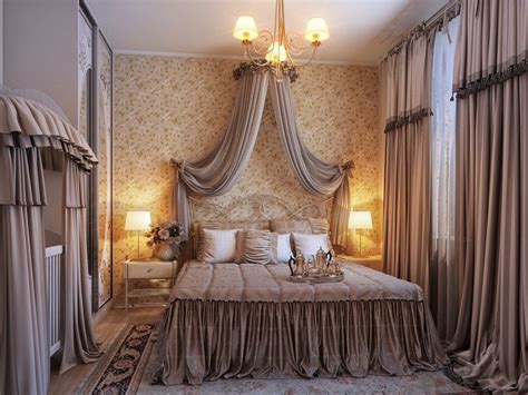 Opulent Romantic Bedroom Design Interior Design Ideas