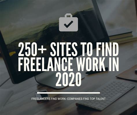 250 Sites To Find Freelance Work In 2020 By Jocelyn L Steward Medium