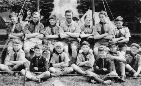 Scouts At Camp C1950 Bottesford Living History