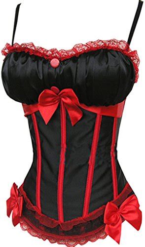 Vintage Sexy Removable Spaghetti Strap Bowknot Crossdresser Corset By Alivilay Various Colors