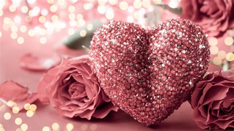 Pink Heart Flower Wallpapers Wallpaper Cave