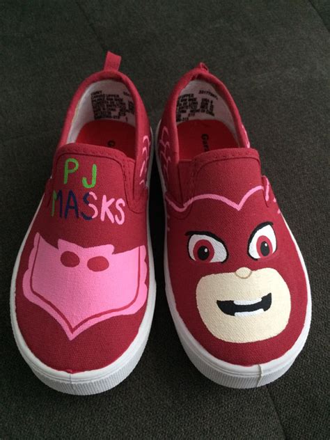 Pj Masks Owlette Shoes By Iheartcraftlife On Etsy Pj Masks Birthday
