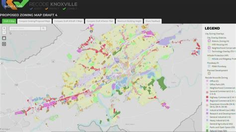 City Council Approves First Reading Of Recode Knoxville Zoning Map