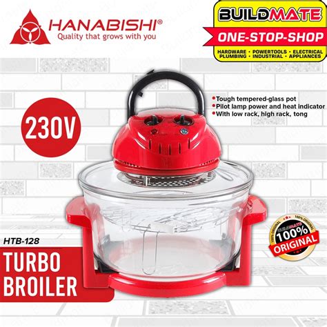 Hanabishi Multi Functional Turbo Broiler Air Fryer Convection 1300w