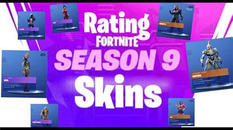 Rating The New Season 9 Skins Youtube