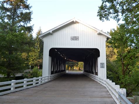 The Dorena Bridge Near Cottage Grove Cottage Grove Covered Bridges