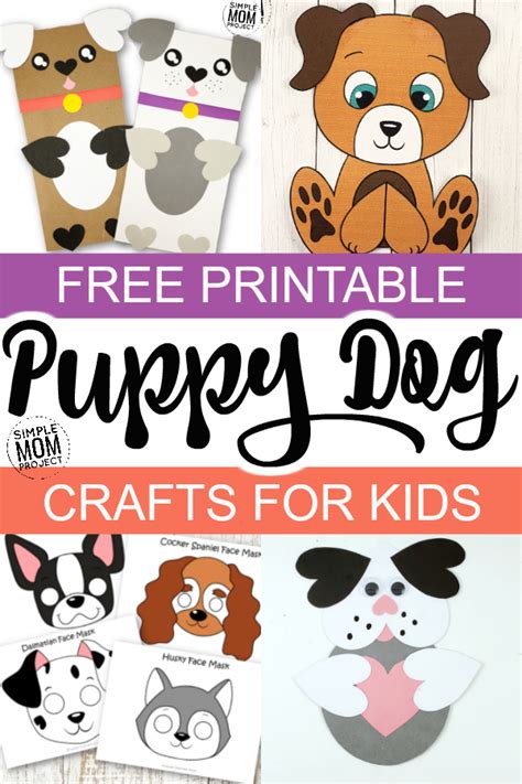 Printable Dog Bookmarks Printable Color Your Own Puppy Bookmarks