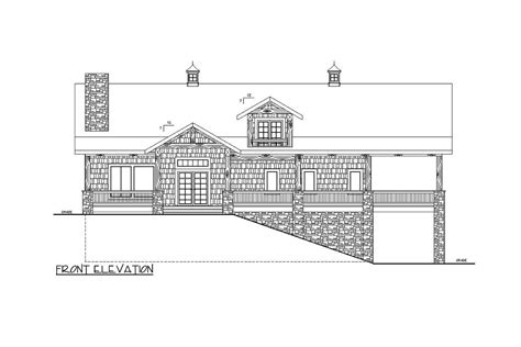 Mountain Craftsman House Plan With Wraparound Deck 350029gh