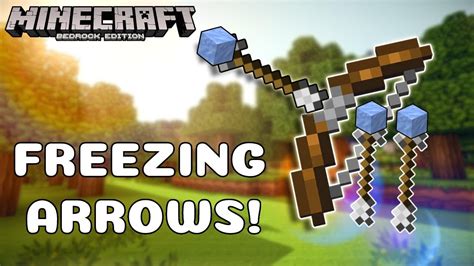 How To Make Freezing Arrows In Minecraft Minecraft Bedrock Command