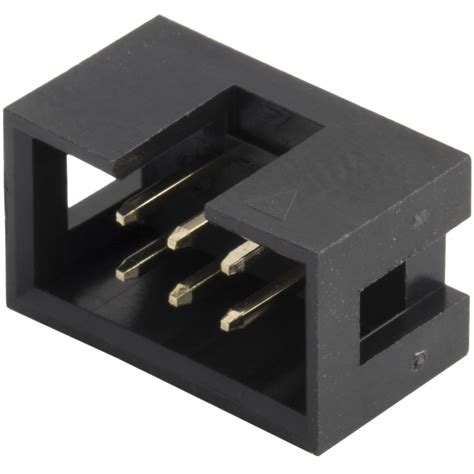 Idc Male Connector Shrouded Header 6 Pin Protostack