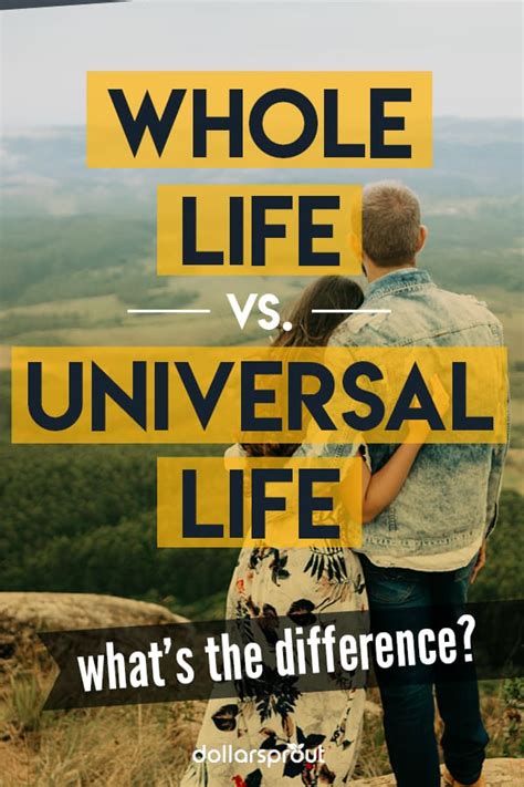 Maybe you would like to learn more about one of these? Whole Life vs. Universal Life: A Side-by-Side Comparison - DollarSprout