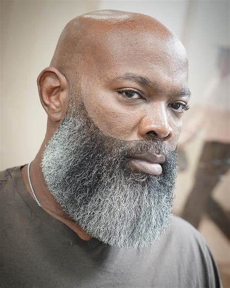 Pin On African American Men With Gray Beards