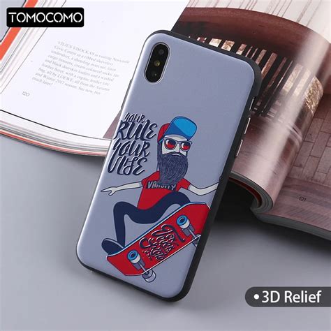 Tomocomo Skater Boy Cool Phone Cases For Iphone 5 5s 6 6s 6plus 7 7s